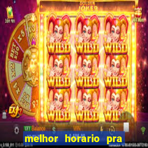 melhor horario pra jogar fortune rabbit